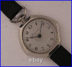 110 Years Old CHRONOMETRE ROSKOPF 1910 Swiss Wrist 1 Great Case Perfect Serviced