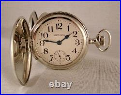 117 YEARS OLD SOUTH BEND 17j SILVERODE HUNTER CASE SIZE 16s POCKET WATCH