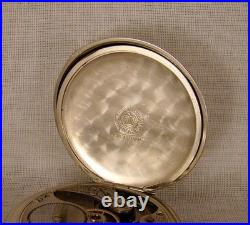 117 YEARS OLD SOUTH BEND 17j SILVERODE HUNTER CASE SIZE 16s POCKET WATCH