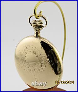 12S Bates and Bacon, Royal, 20 yr GF, Hand Engraved, pocket watch case (Z-11)