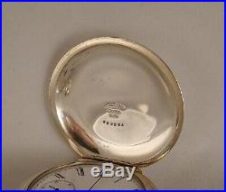 140 YEARS OLD ELGIN H. H. TAYLOR COIN SILVER HUNTER CASE 18s GREAT POCKET WATCH