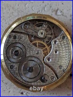 14K Gold Filled Elgin 15 Jewel Pocket Watch Illinois Tivoli Watch Case Working