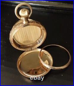 14K Solid Gold Pocket Watch Case Only, 30.2 Grams Scrap Or Not