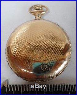 14k Solid Gold Vintage 1918 Waltham 17J Royal Hunter's Case Pocket Watch Runs