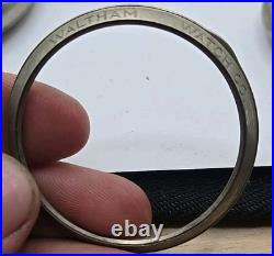 14s Waltham Watch Company Nickel Salesman Pocket Watch Case No Crystals