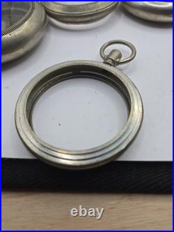 14s Waltham Watch Company Nickel Salesman Pocket Watch Case No Crystals