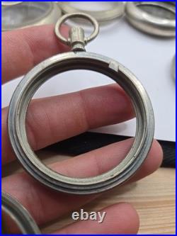 14s Waltham Watch Company Nickel Salesman Pocket Watch Case No Crystals