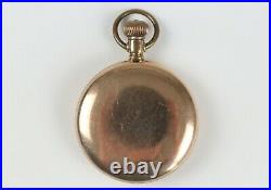 16S Hampden Grade 108 Pocket Watch 17J GF Open Face Case Runs