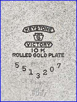 16S Keystone 10K Rolled Gold Plate Waltham Left Lever Cut Pocket Watch Case