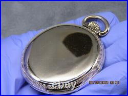 16S Keystone, J. Boss,'Waltham Premier' antique pocket watch case (F43)