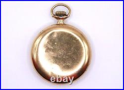 16S Supreme Gold Filled Open Face Pocket Watch Case 1033