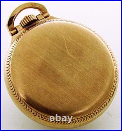 16s Hamilton Model # 16 Traffic Special Style 10k Gold Plate Case. Beauty