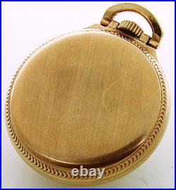 16s Hamilton Model # 16 Traffic Special Style 10k Gold Plate Case. Beauty