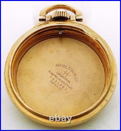 16s Hamilton Model # 16 Traffic Special Style 10k Gold Plate Case. Beauty
