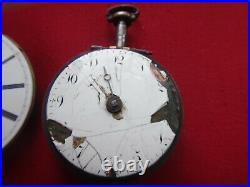1790, Hallmarked, Verge Fusee Pocketwatch, James Leslie, London Number 52