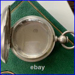 1800's Dueber 18S Key Wind 3 Ounce Coin Silver Pocket Watch Case