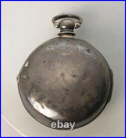 1829 Pair Case Sterling Chain Drive Fusee Verge Pocket Watch Bullingford London