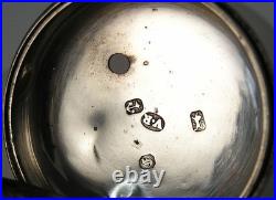 1829 Pair Case Sterling Chain Drive Fusee Verge Pocket Watch Bullingford London