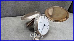 1870'S U. S. Watch Pocket Watch, Gold & Silver, Rare, Hunter's Case G. Channing