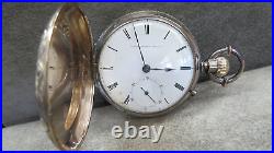 1870'S U. S. Watch Pocket Watch, Gold & Silver, Rare, Hunter's Case G. Channing