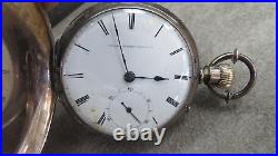 1870'S U. S. Watch Pocket Watch, Gold & Silver, Rare, Hunter's Case G. Channing