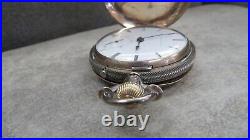 1870'S U. S. Watch Pocket Watch, Gold & Silver, Rare, Hunter's Case G. Channing