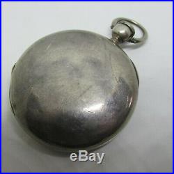 1871 Elgin JT Reyerson KW Key WInd Coin Silver Hunter Case Pocket Watch Early
