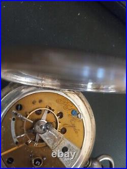 1876 American Watch Company 18 Size 11 Jewel Key Wind Ellery Hyde Pocket Watch