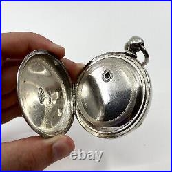 1880 Elgin Grade 81 Size 18 Pocket Watch with Key and Coin Silver Open Face Case