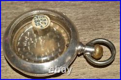 1880s Fahys COIN SILVER Flip-Out Pair 18s POCKET WATCH Case Gold Horse/Jockey