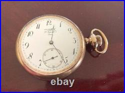 1880s PATEK PHILIPPE POCKET WATCH with N Matson Chicago Dial & Gold Filled Case