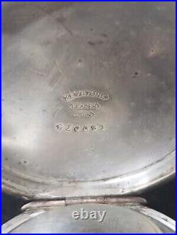 1883 E HOWARD POCKET WATCH SER. VII 17 JEWEL STEM W 18S Coin SILVER Hunter Case