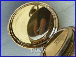 1888 Waltham 18's 14K Solid Gold 114.6 Grams Hunter Pocket Heavy Case Grade 640