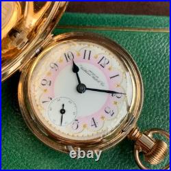 1889 Waltham Grade No. 3 18S Exceptional Fancy Dial & Hunting Case Pocket Watch