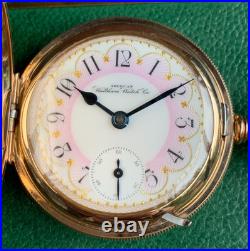 1889 Waltham Grade No. 3 18S Exceptional Fancy Dial & Hunting Case Pocket Watch