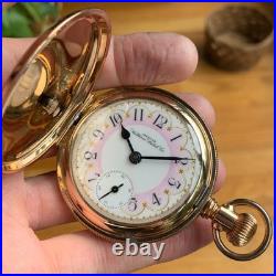 1889 Waltham Grade No. 3 18S Exceptional Fancy Dial & Hunting Case Pocket Watch