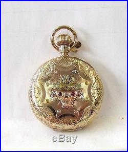 1890 Elgin 10 Kt Hunter Case 11 Jewel Grade 94 Size 6s Pocket Watch