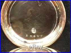 1890 Waltham Antique Pocket Watch Gold case, movement Ser#4356592 needs repair