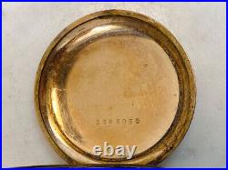 1890's ELGIN National Pocket Watch. 14K Gold Filled Case. Grade 109