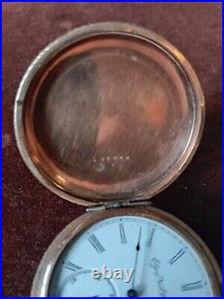 1891 Elgin Natl Watch Co Gold Filled Case Pocket Watch-Metropolitan Insuranc