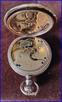 1891 Elgin Natl Watch Co Gold Filled Case Pocket Watch-Metropolitan Insuranc