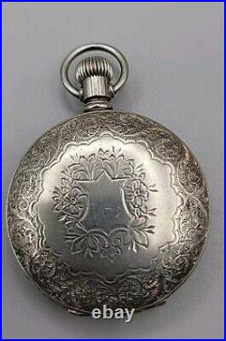 1892 US Watch CO Pocket Watch Model 1889 Gilt Hunter Case 7j 6s Antique Grade 66