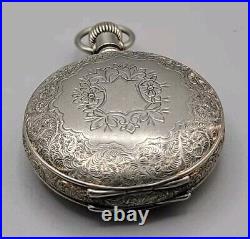 1892 US Watch CO Pocket Watch Model 1889 Gilt Hunter Case 7j 6s Antique Grade 66