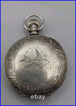 1892 US Watch CO Pocket Watch Model 1889 Gilt Hunter Case 7j 6s Antique Grade 66