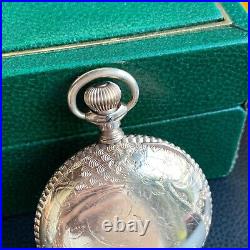 1894 Hampden Grade Dueber 18S 15 Jewels Hunter Case Gold Filled Pocket Watch