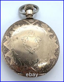 1895 Elgin 6s Gold Filled Hunting Case Pocket Watch