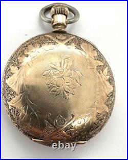 1895 Elgin 6s Gold Filled Hunting Case Pocket Watch