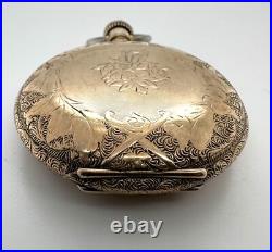 1895 Elgin 6s Gold Filled Hunting Case Pocket Watch