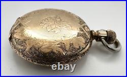 1895 Elgin 6s Gold Filled Hunting Case Pocket Watch