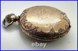 1895 Elgin 6s Gold Filled Hunting Case Pocket Watch